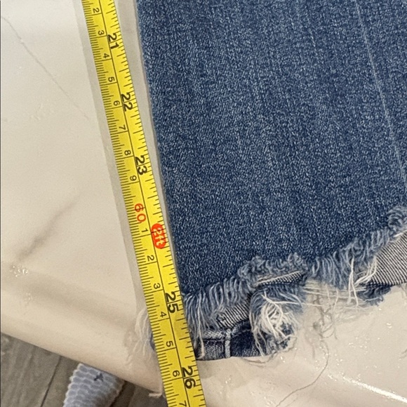 MOTHER Insider Crop Step Chew Dancing in Coals Distressed Denim Jeans - Picture 14 of 14